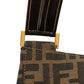 Fendi Zucca Canvas Shoulder Bag