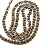 Chanel Small Chevron Calfskin Camera Case With Chain