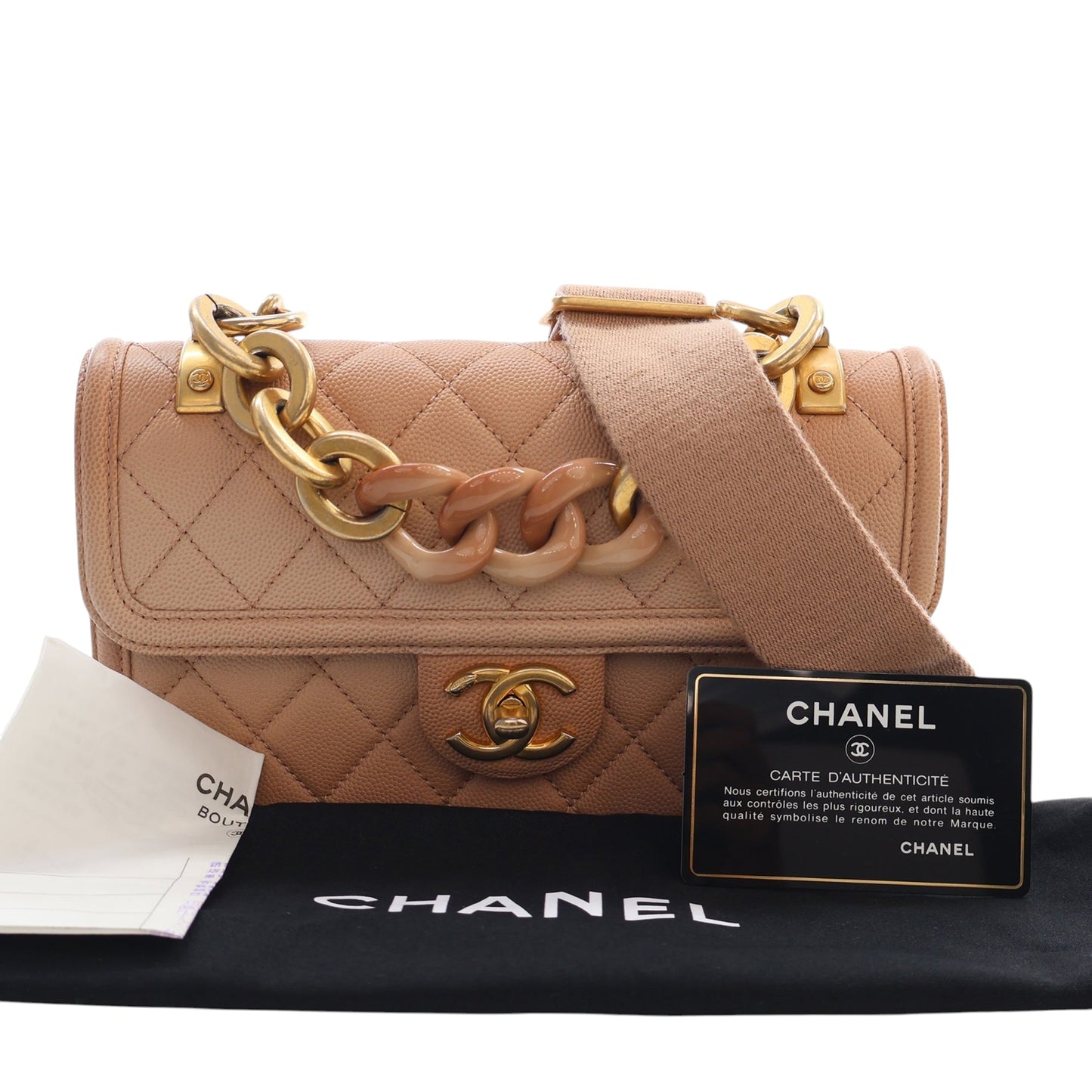 Chanel Small Quilted Caviar Sunset On The Sea Flap
