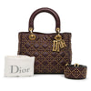 Dior Medium Lambskin Cannage Studded Supple Lady Dior