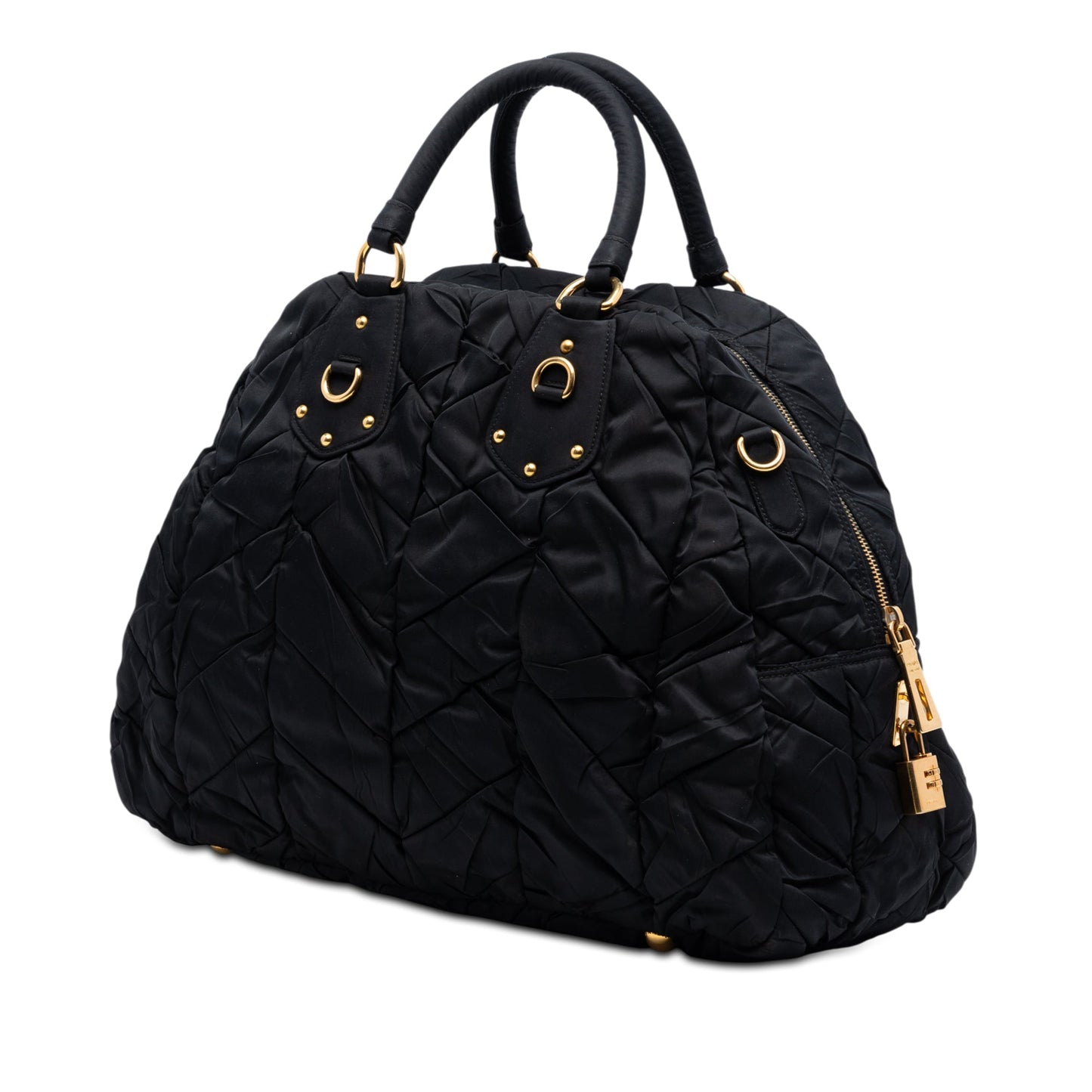 Prada Impuntu Tessuto Satchel