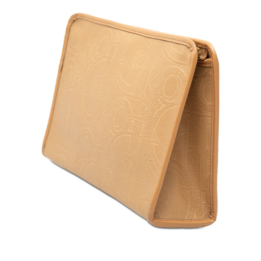 Dior Diorissimo Trotter Coated Canvas Clutch