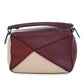 Loewe Mini Bicolor Calfskin Puzzle Satchel
