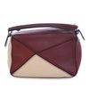 Loewe Mini Bicolor Calfskin Puzzle Satchel