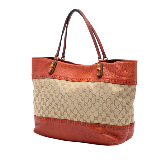 Gucci Large GG Canvas Laidback Crafty Tote