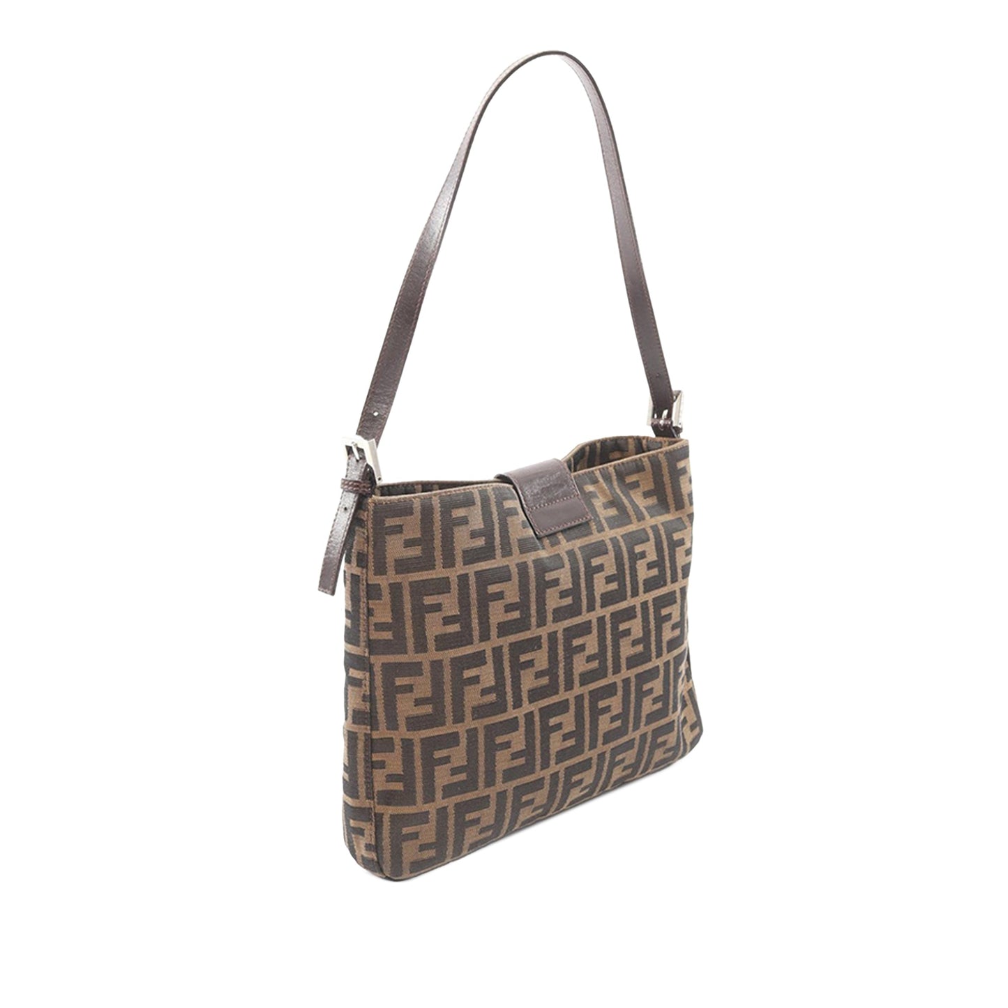 Fendi Canvas Zucca Shoulder Bag