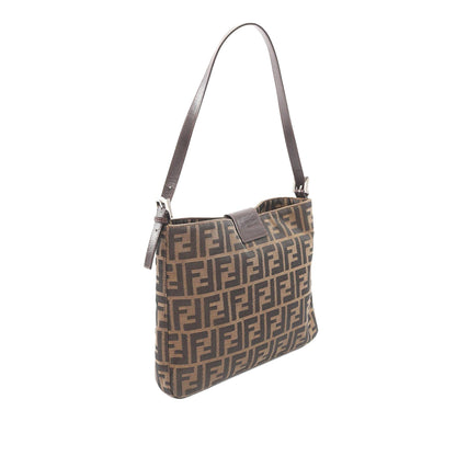 Fendi Canvas Zucca Shoulder Bag