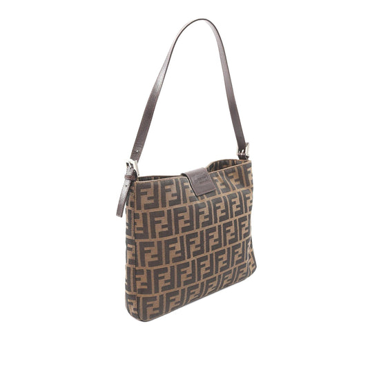 Fendi Canvas Zucca Shoulder Bag