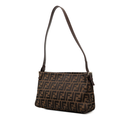 Fendi Zucca Canvas Shoulder Bag