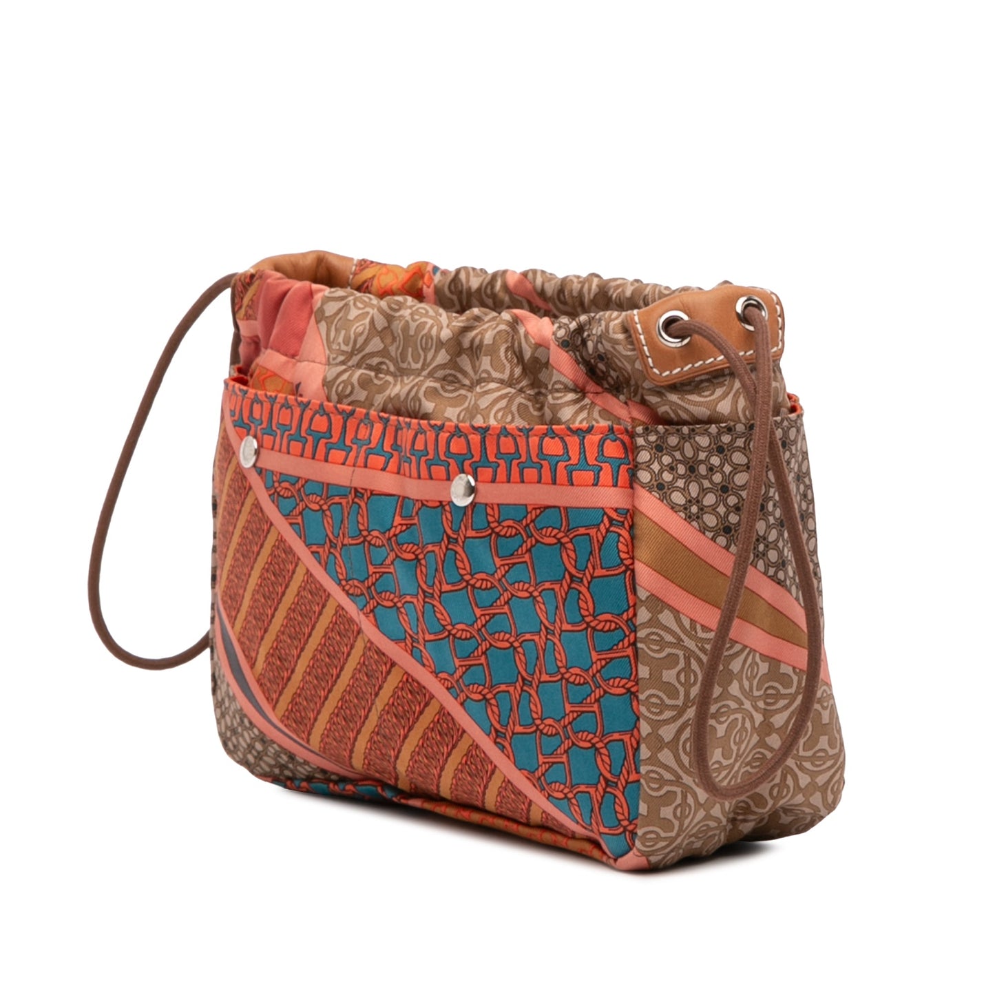 Hermès Silk Carre en Cravates Fourbi 20 Insert Pouch