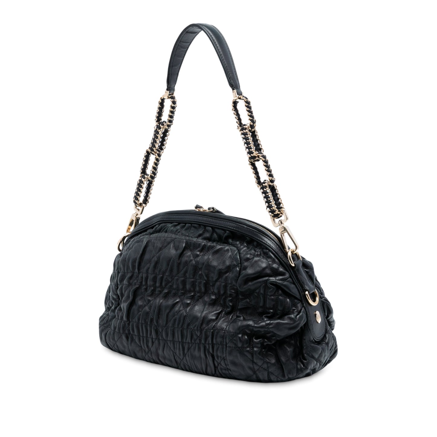 Dior Lambskin Cannage Gaufre Delices Shoulder Bag
