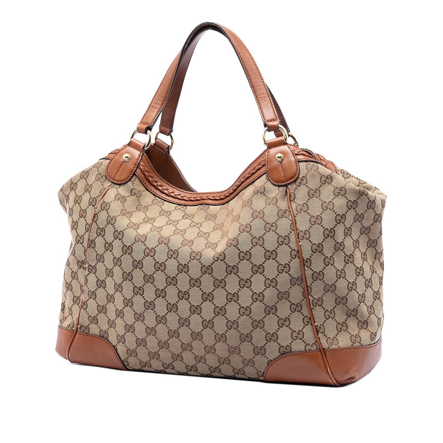 Gucci Medium GG Canvas Brick Lane Tote