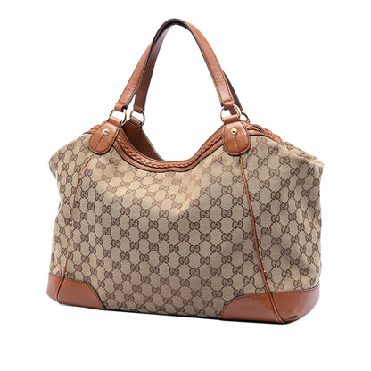 Gucci Medium GG Canvas Brick Lane Tote