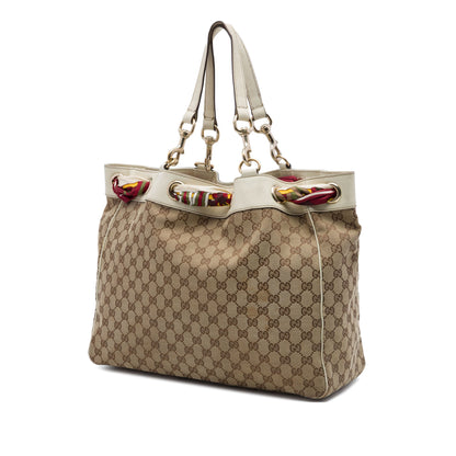 Gucci Large GG Canvas Positano Scarf Tote