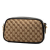 Gucci Small GG Marmont Matelasse GG Canvas and Leather Crossbody