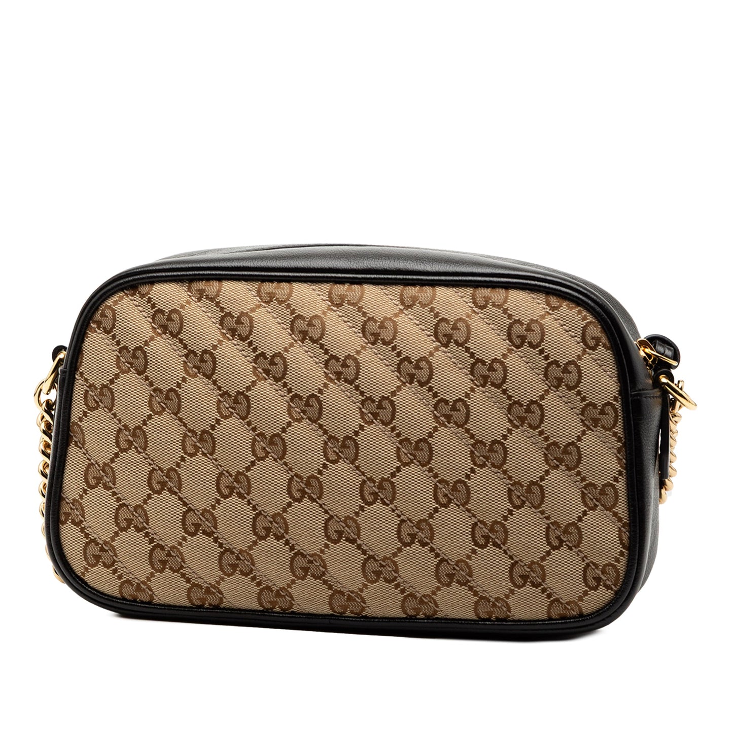 Gucci Small GG Marmont Matelasse GG Canvas and Leather Crossbody
