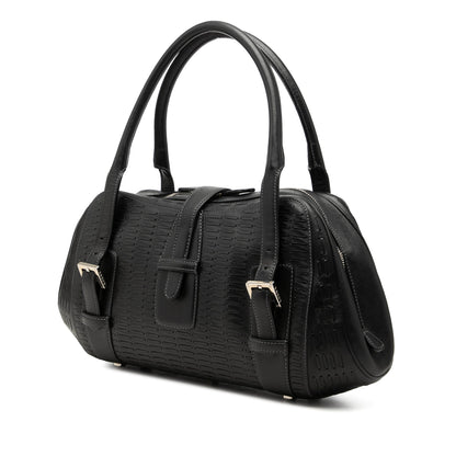 Loewe Embossed Leather Senda Handbag