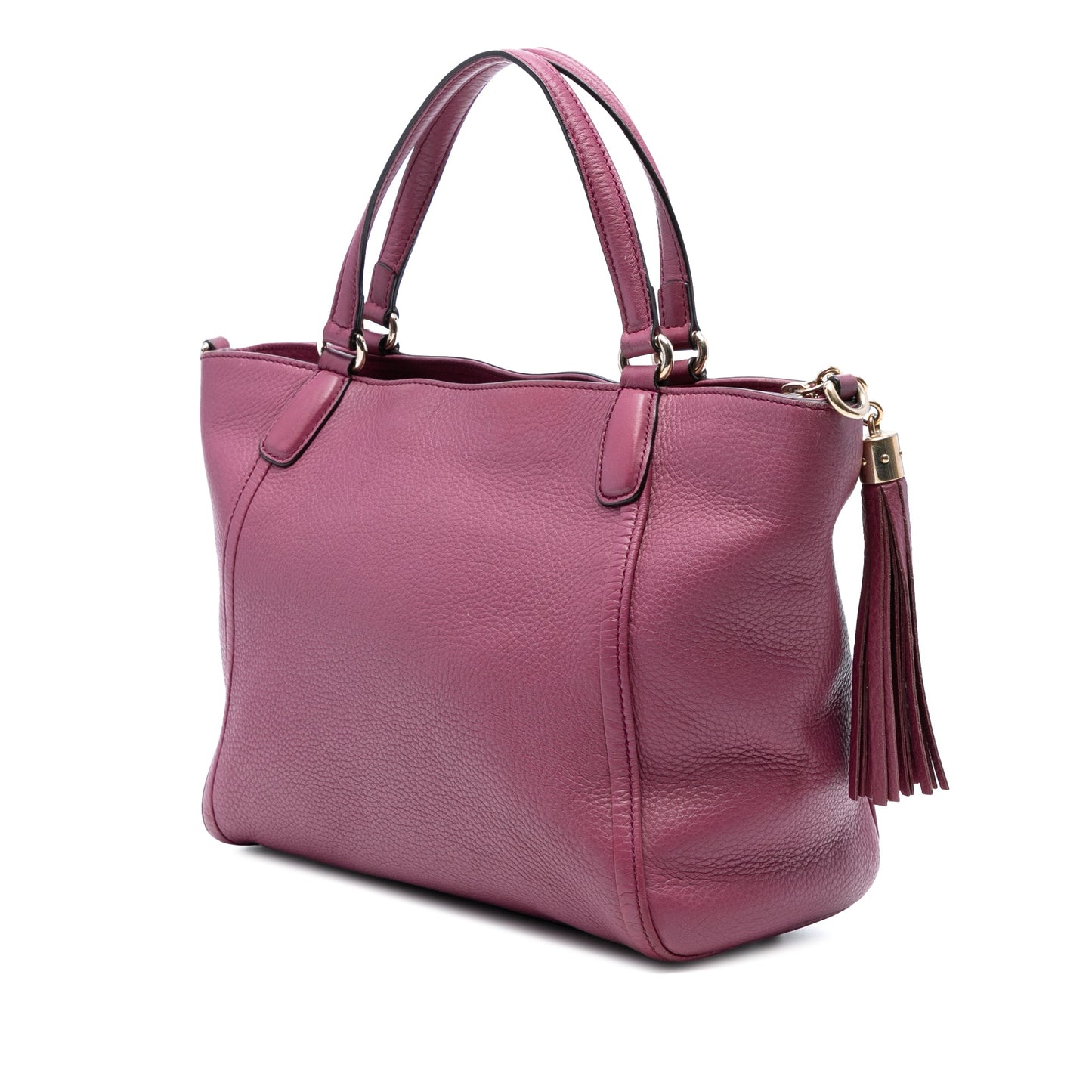 Gucci Small Pebbled Leather Soho Cellarius Satchel