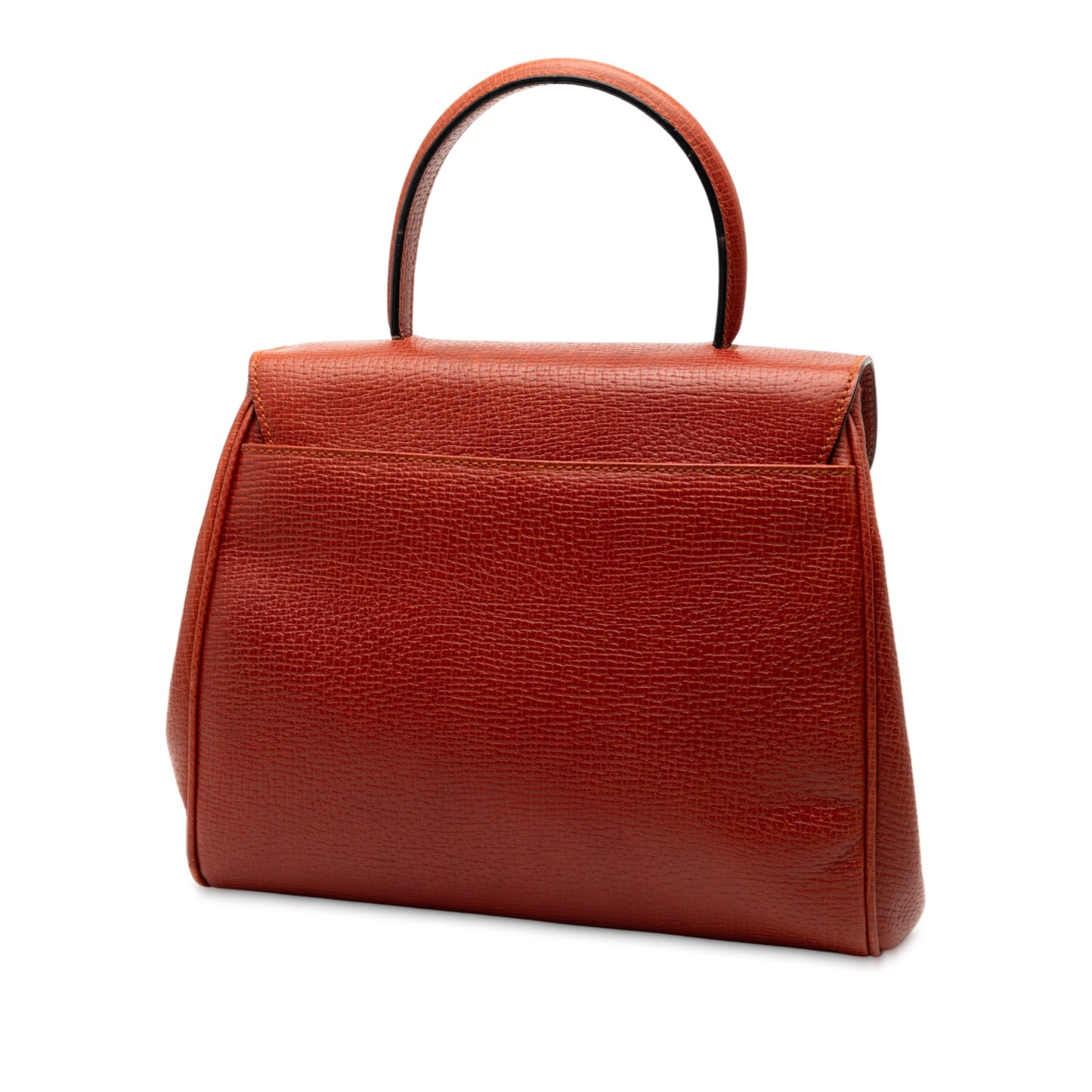 Loewe Grained Calfskin Flap Satchel