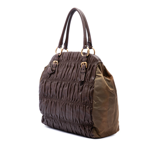 Prada Nappa Gaufre and Tessuto Tote