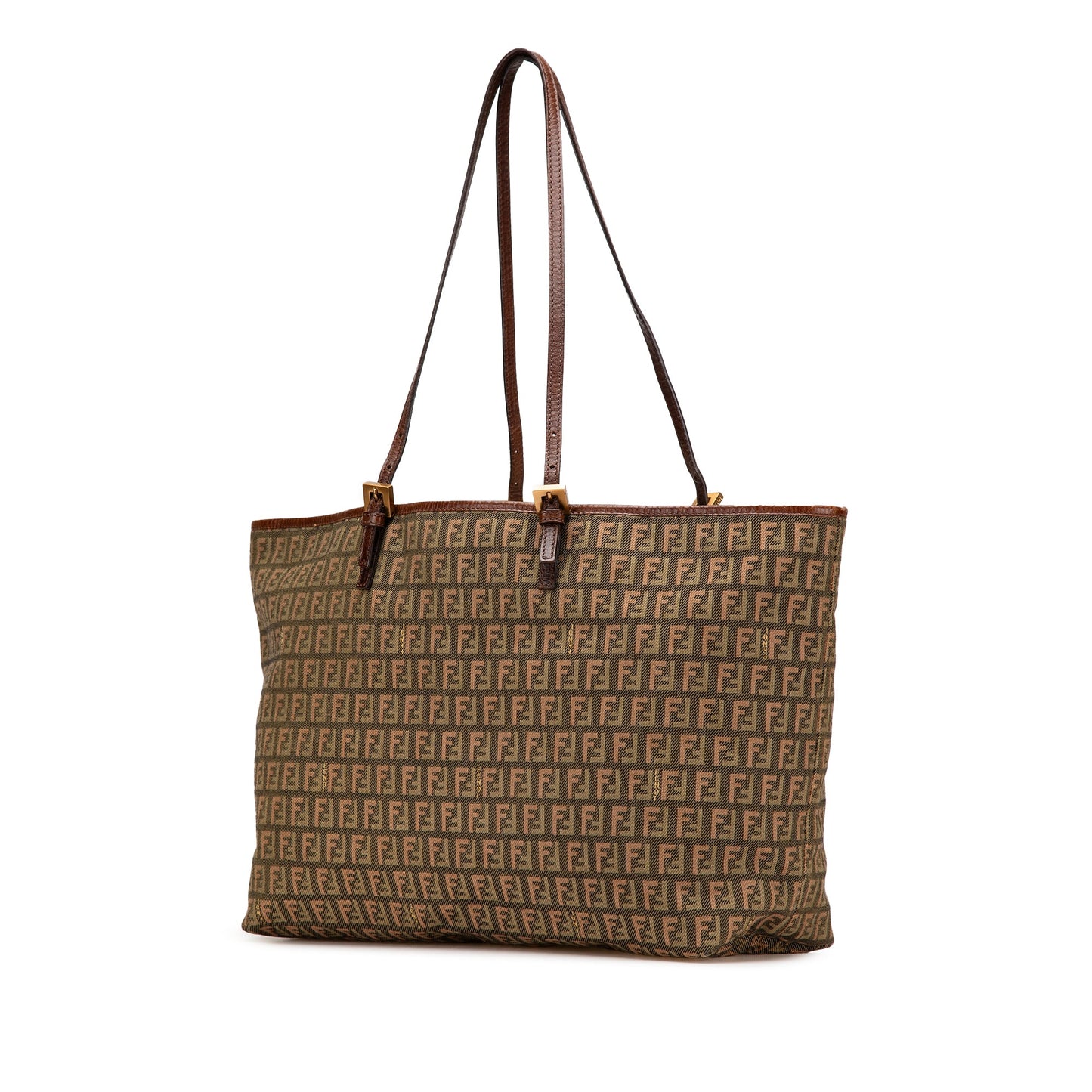 Fendi Large Zucchino Canvas Tote