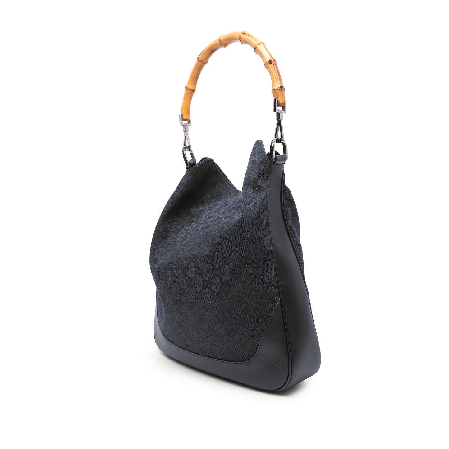 Gucci GG Canvas Bamboo Satchel