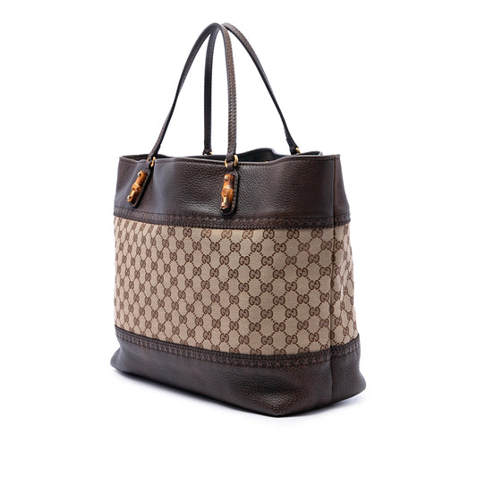 Gucci Large GG Canvas Laidback Crafty Tote
