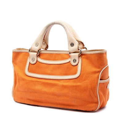Celine Canvas Boogie Handbag
