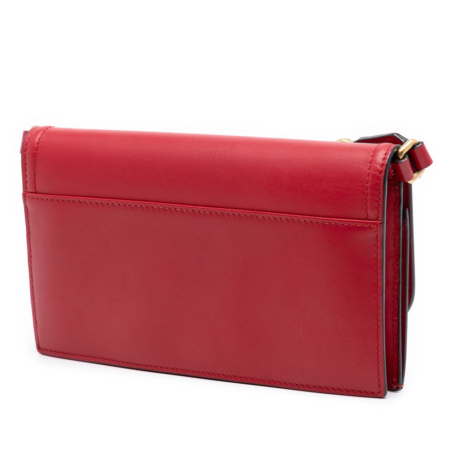 Gucci Leather Lady Web Wallet On Strap