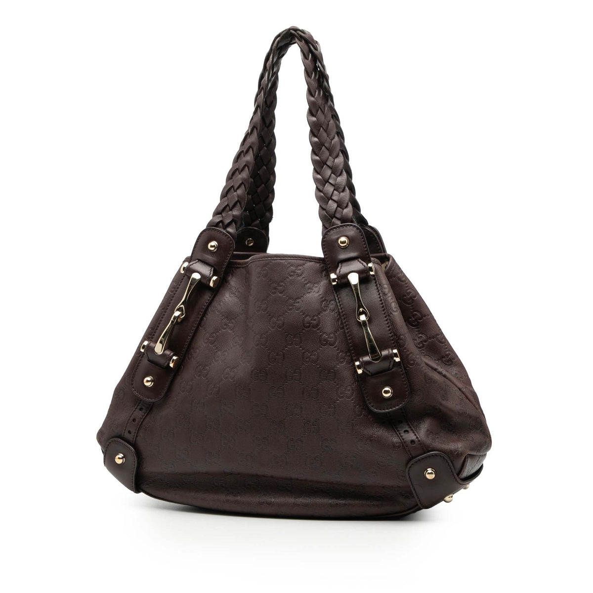 Gucci Guccissima Horsebit Pelham Shoulder Bag