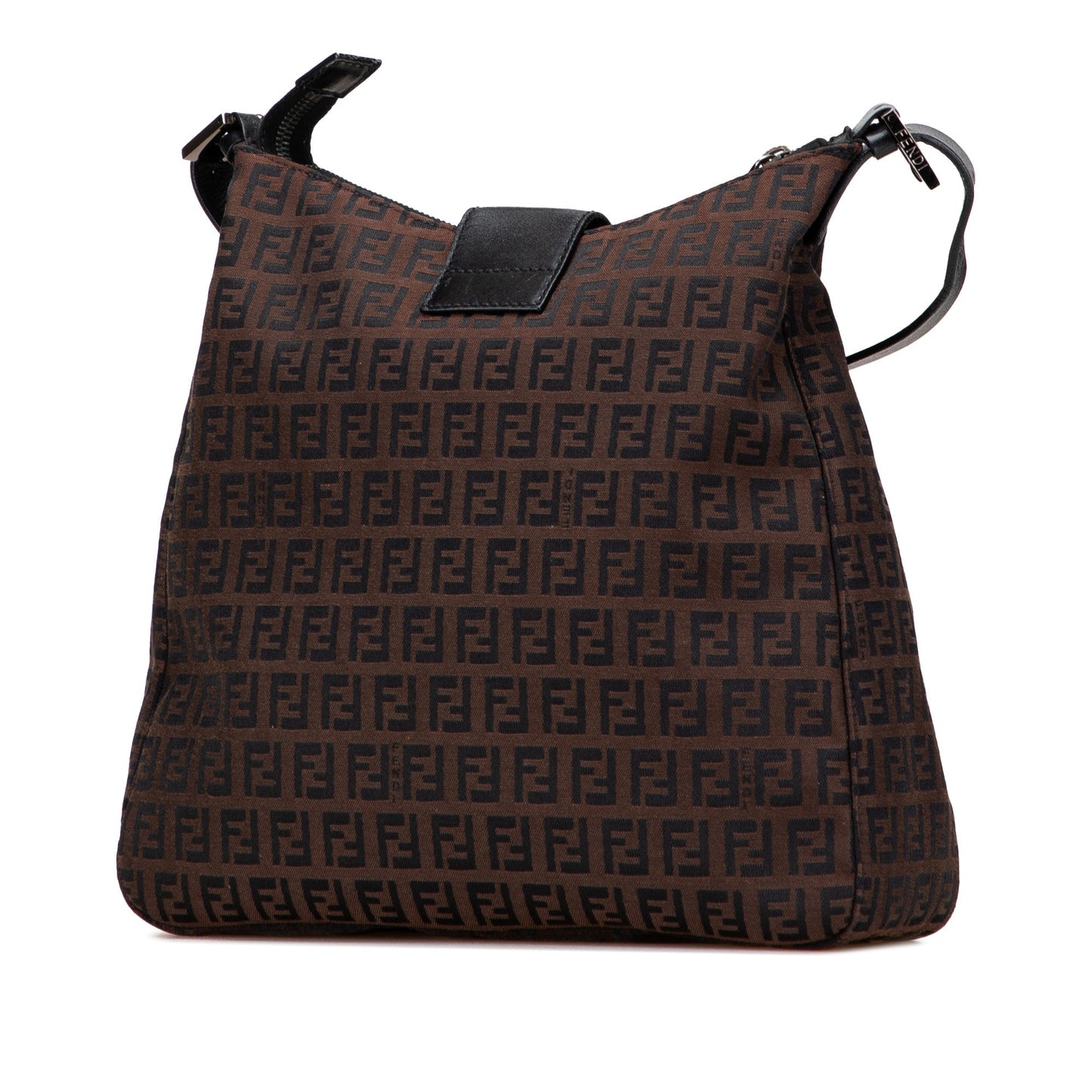 Fendi Zucchino Canvas Shoulder Bag