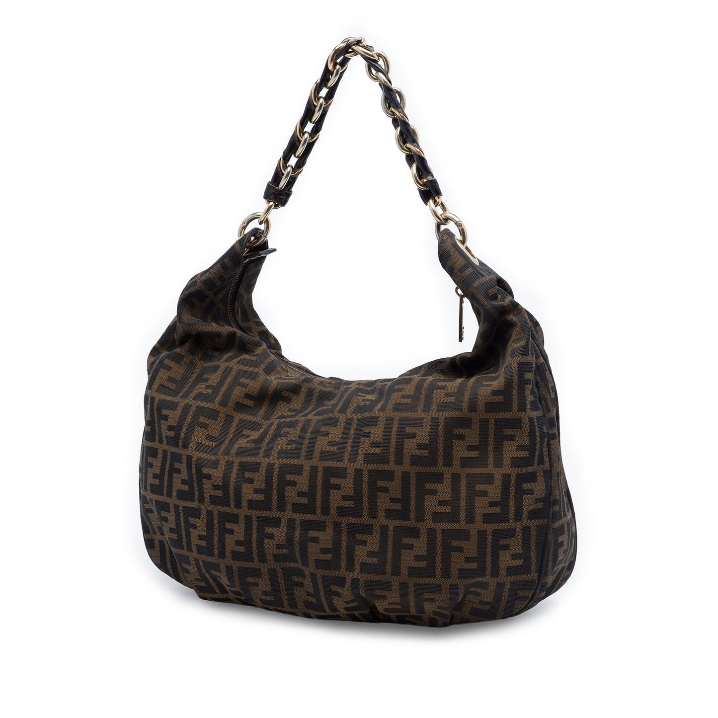 Fendi Zucca Canvas Mia Hobo