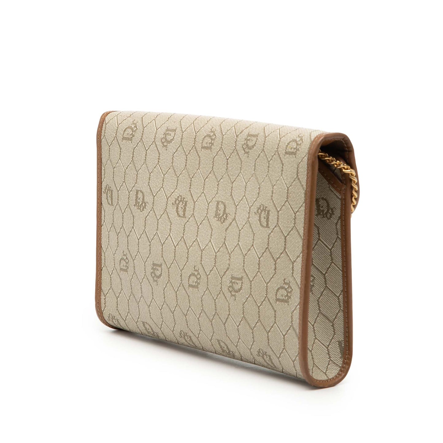 Dior Honeycomb Coated Canvas Chain Crossbody