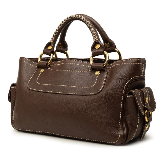 Celine Macadam Canvas Boogie Handbag