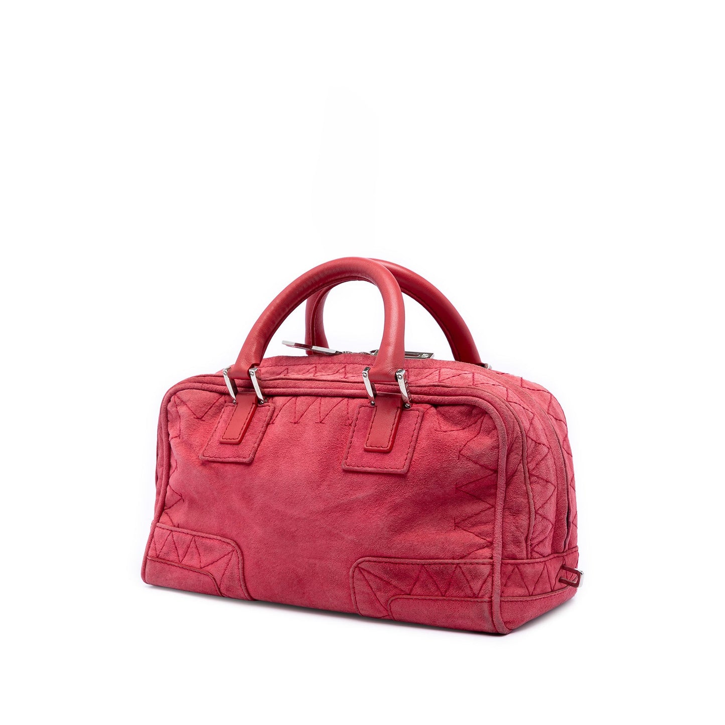 Loewe Stitched Suede Amazona 28