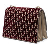 Dior Large Oblique Canvas and Velvet Diorama Flap