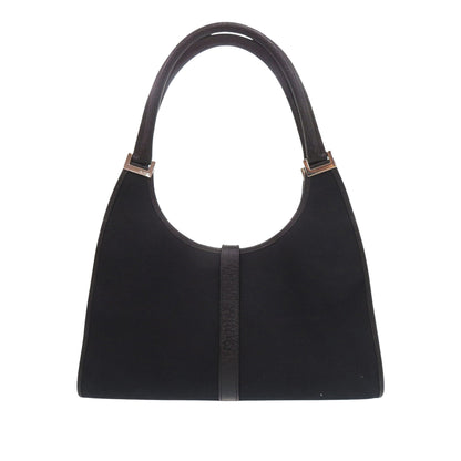 Gucci Canvas Jackie Bardot Shoulder Bag