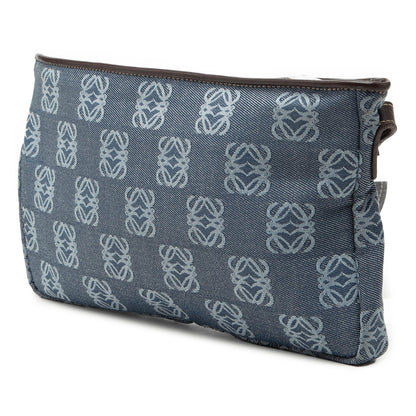 Loewe Anagram Denim Shoulder Bag