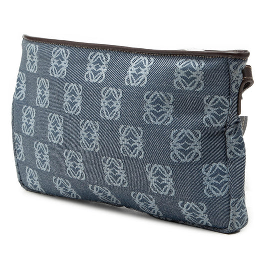 Loewe Anagram Denim Shoulder Bag