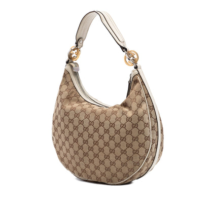 Gucci GG Medium GG Canvas Twins Hobo