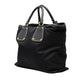 Prada Saffiano Trimmed Tessuto Satchel