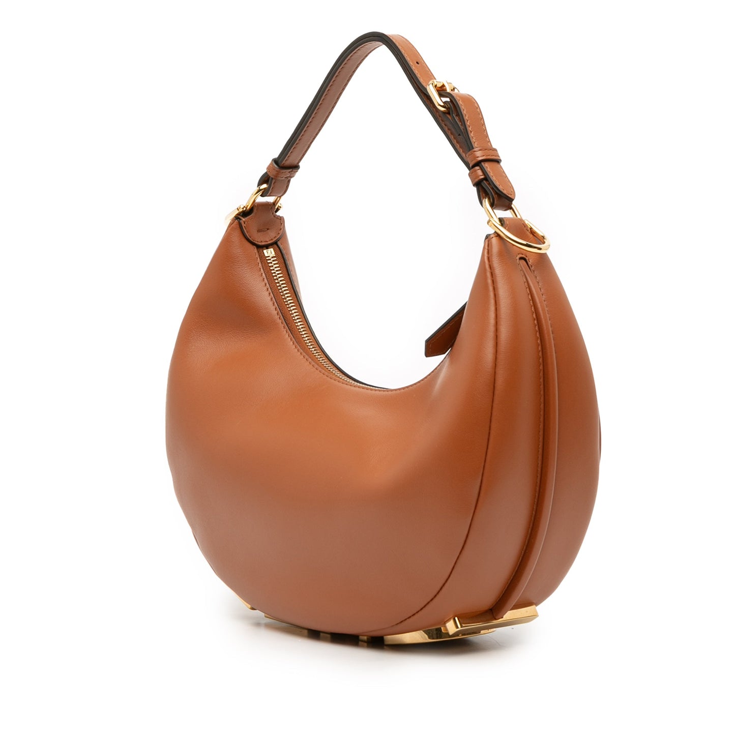 Fendi Small Leather Fendigraphy Hobo