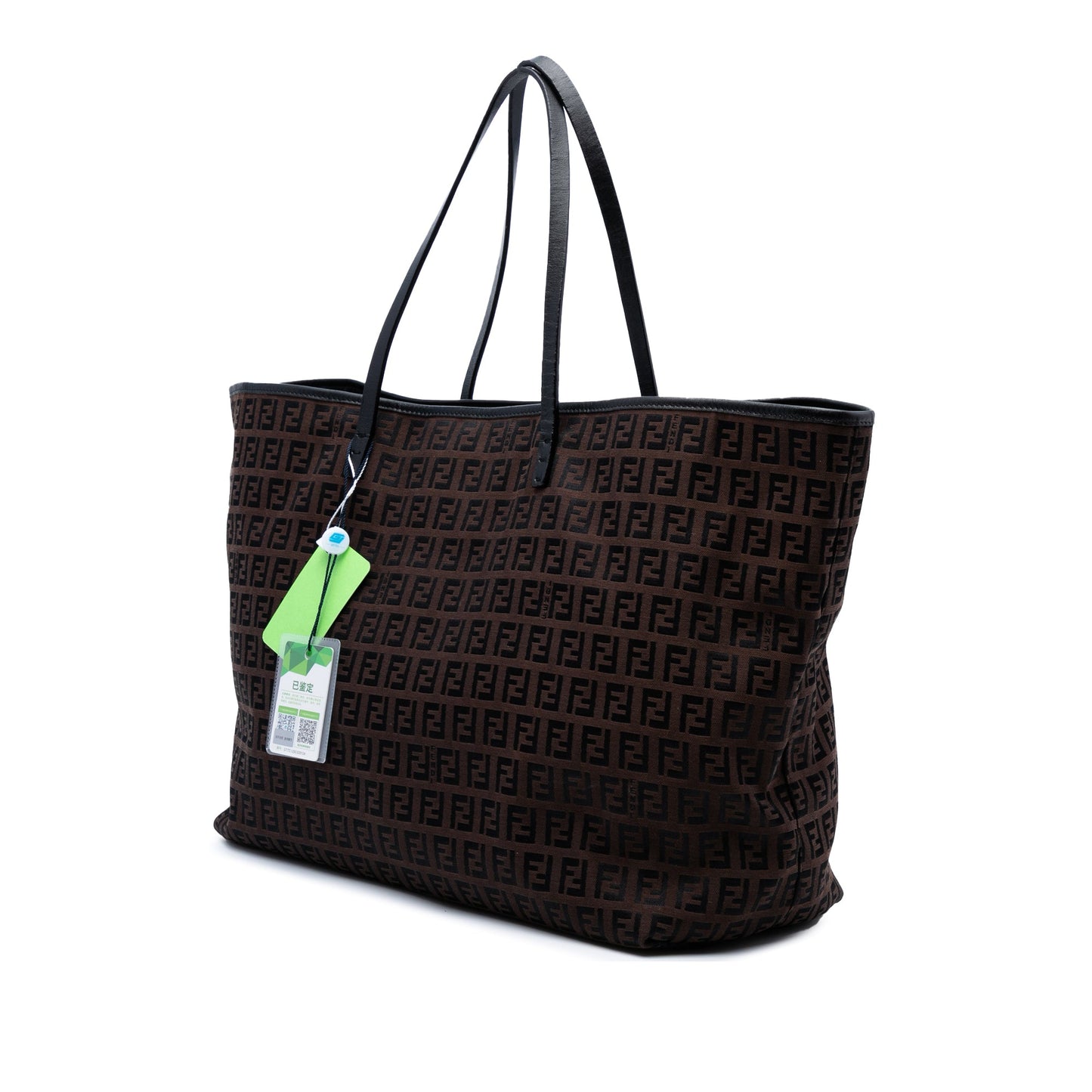 Fendi Medium Zucchino Canvas Roll Tote