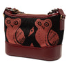 Chanel Small Knit and Calfskin Owl Print Gabrielle Hobo