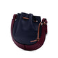 Loewe Small Leather Colorblock Horseshoe Crossbody