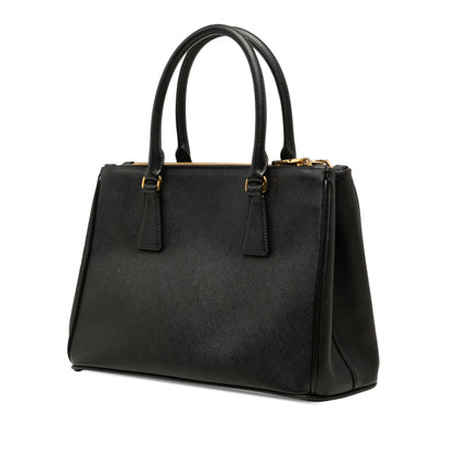Prada Small Saffiano Lux Galleria Double Zip Satchel