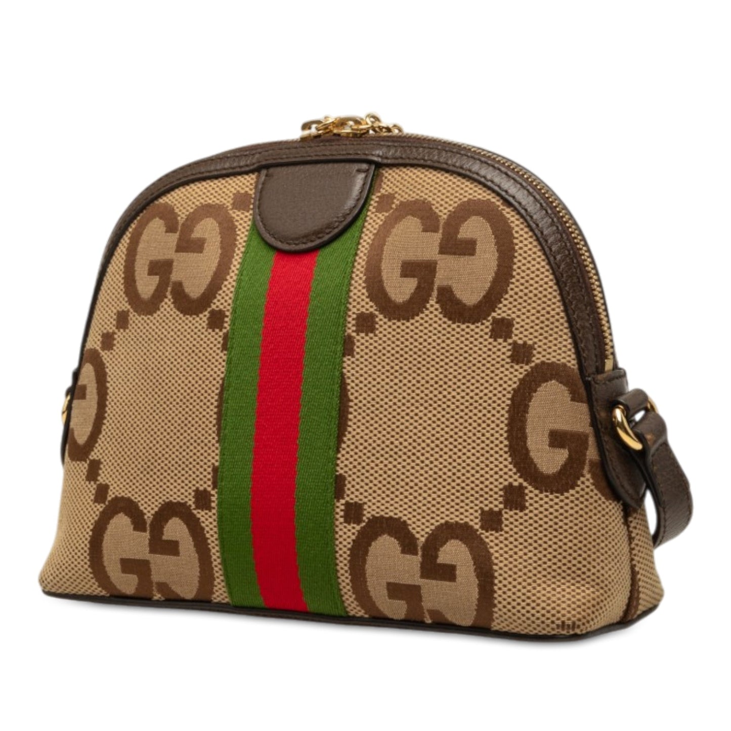 Gucci Small Jumbo GG Canvas Web Ophidia Dome Crossbody