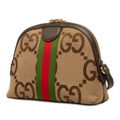 Gucci Small Jumbo GG Canvas Web Ophidia Dome Crossbody