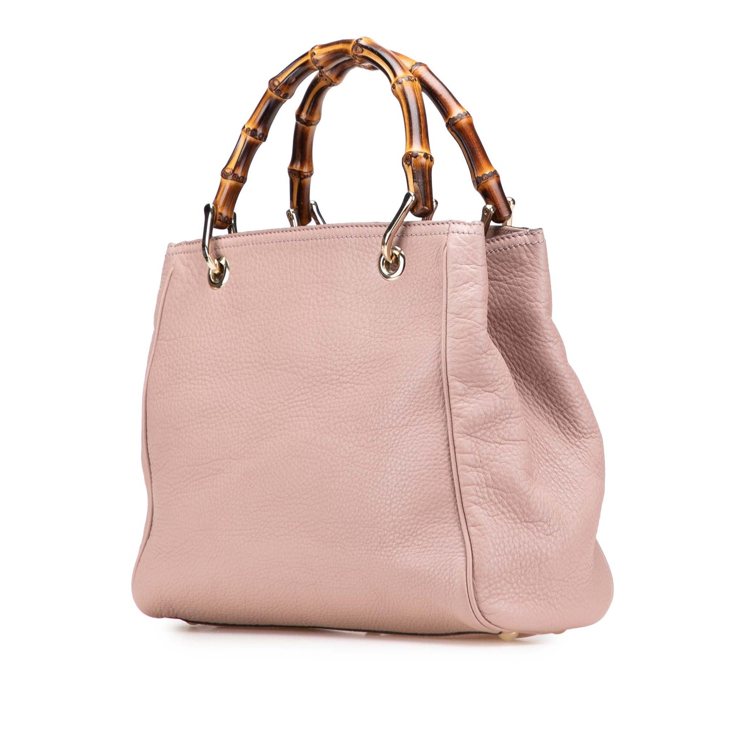 Gucci Small Calfskin Bamboo Shopper Satchel