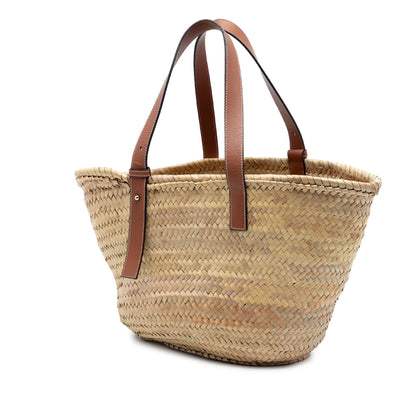 Loewe Medium Raffia Anagram Basket Tote